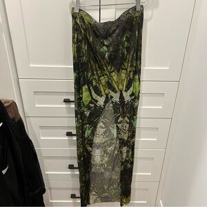 Helmut Lang high-low skirt